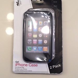 Brand new 2 Pack Gel iPhone Case for 3G & 3GS